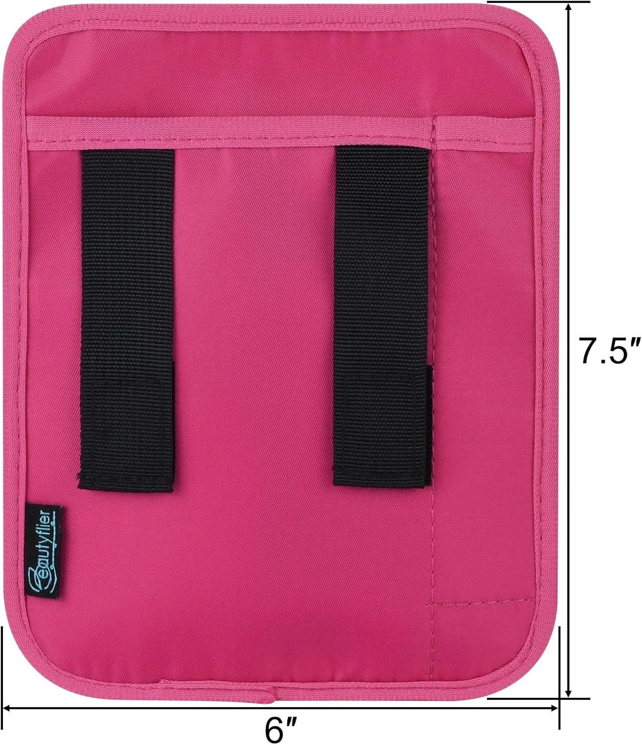 Beautyflier Nylon 4 Pockets Nurse Organizer Bag Pouch for Accessories Tool Case Medical Care Kit (CASE ONLY) (Hot Pink (6 Pocket))