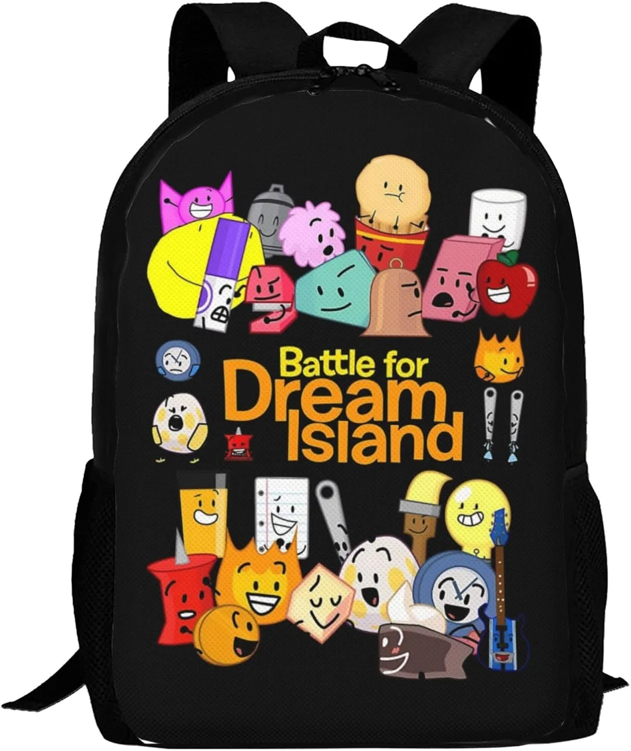 Bfdi-Battle for Dream-Island Backpack,3d Print Laptop Backpack Lightweight Casual Daypack Bookbag 16.5 In, 17 Inch
