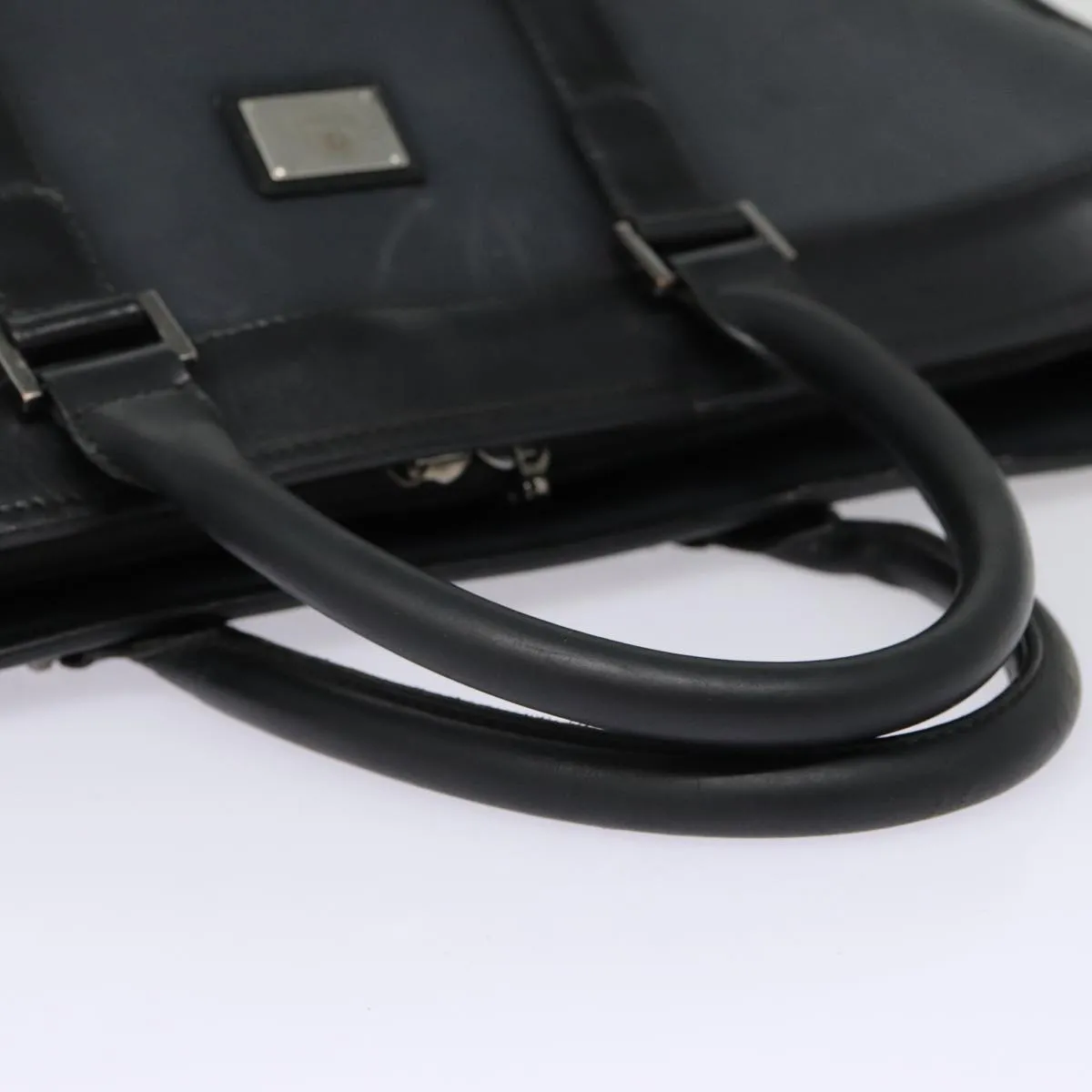 BURBERRY Black label Hand Bag Nylon Black Silver  ti2017
