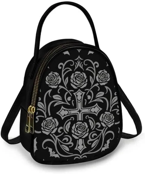 Cell Phone Purse Crossbody Bag for Women, Small Travel Purses Vegan PU Leather Top Handle Shoulder Handbag