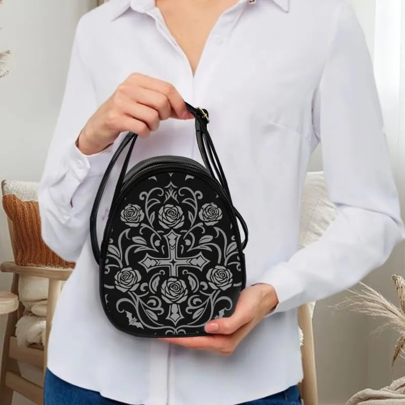 Cell Phone Purse Crossbody Bag for Women, Small Travel Purses Vegan PU Leather Top Handle Shoulder Handbag