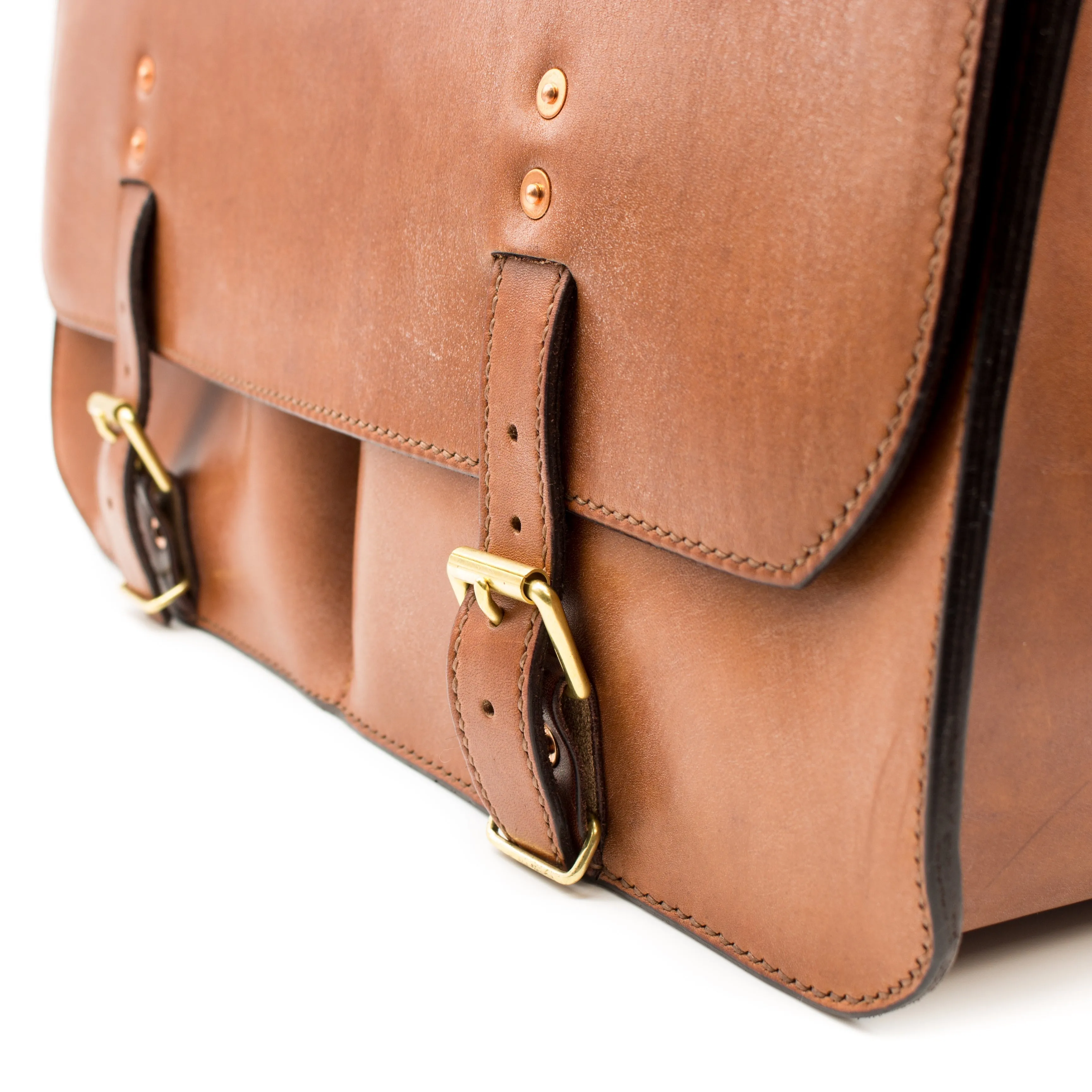 Devon Leather Messenger Bag
