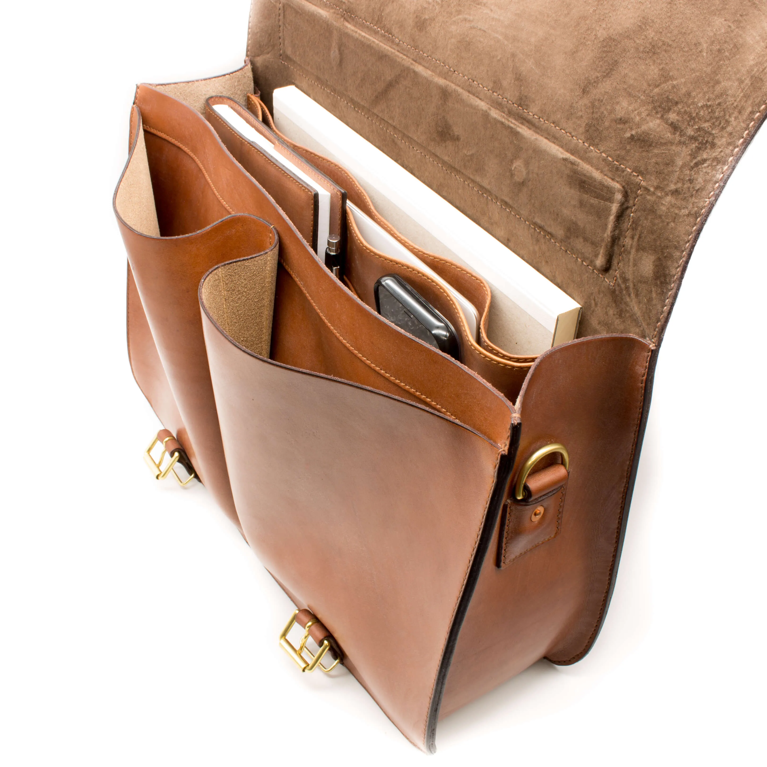 Devon Leather Messenger Bag