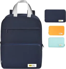 FILLIX Daily Waterresistant Foldable Backpack for Travel Shopping Outdoor Hiking Lightweight Cute Casual Minimalist (Navy)