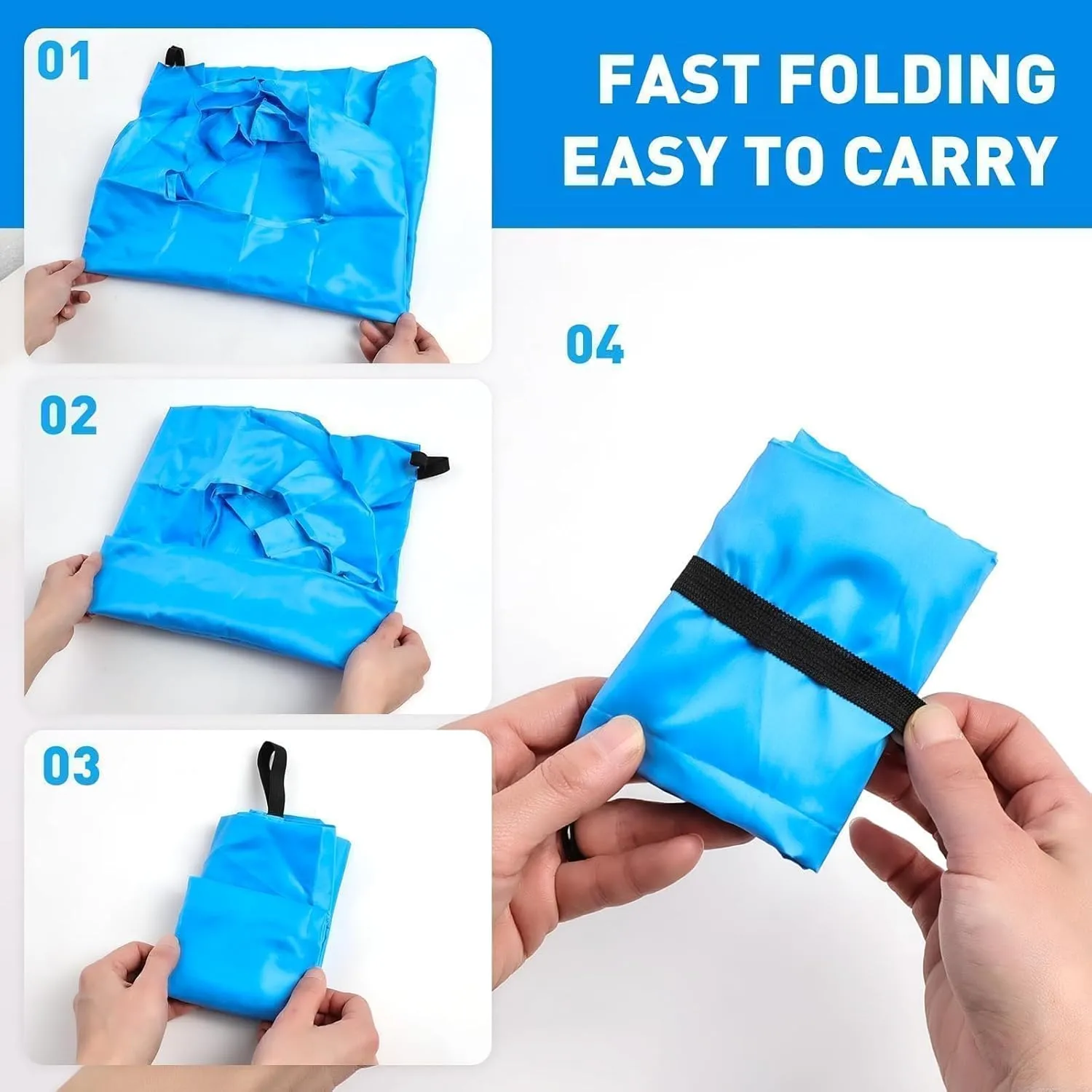 Foldable Shopping Bag, Waterproof Reusable Grocery Bag Holder,Tote Bags Nylon Bags