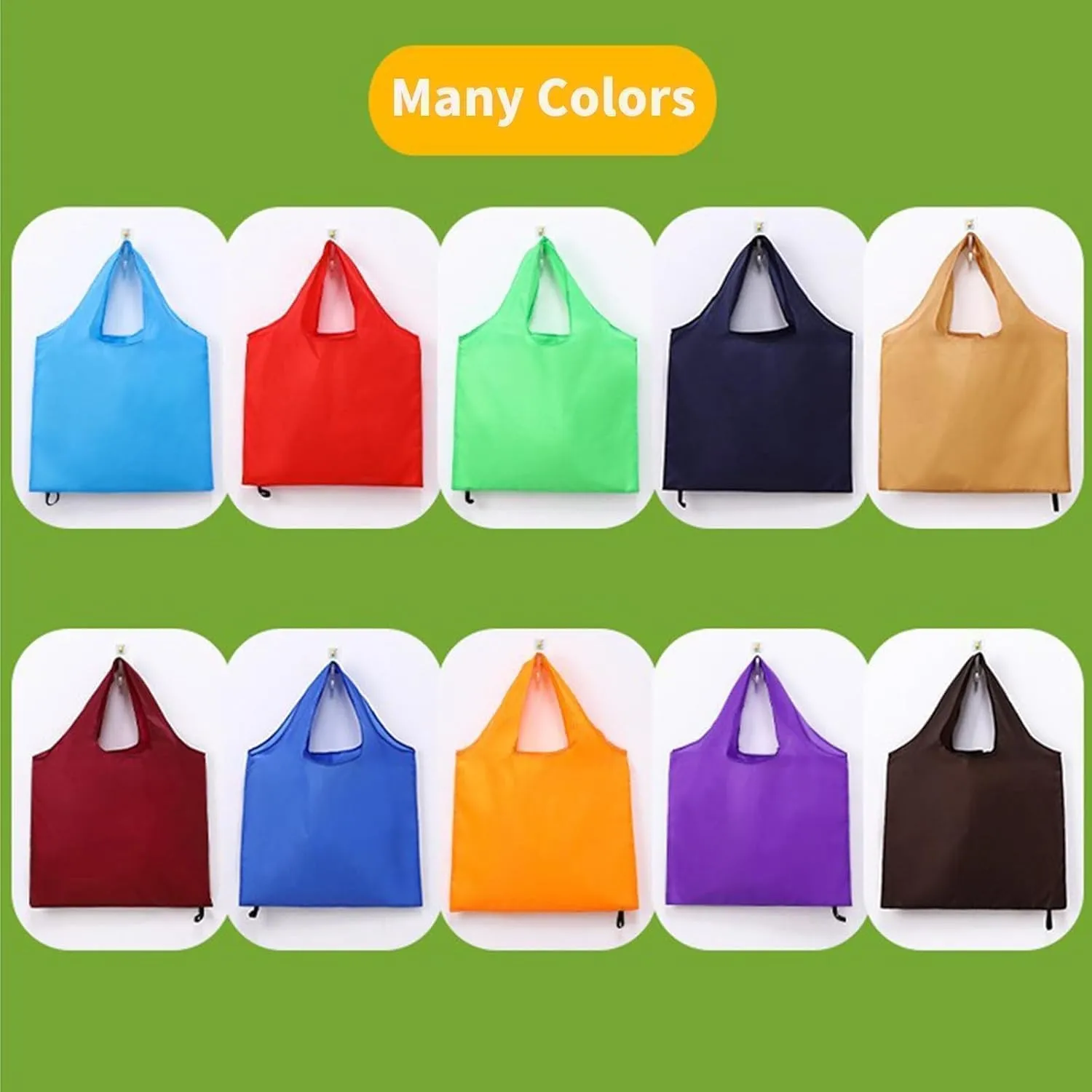 Foldable Shopping Bag, Waterproof Reusable Grocery Bag Holder,Tote Bags Nylon Bags