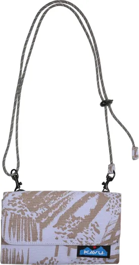 KAVU Islamorada Crossbody Bi Fold Wallet with Rope Strap
