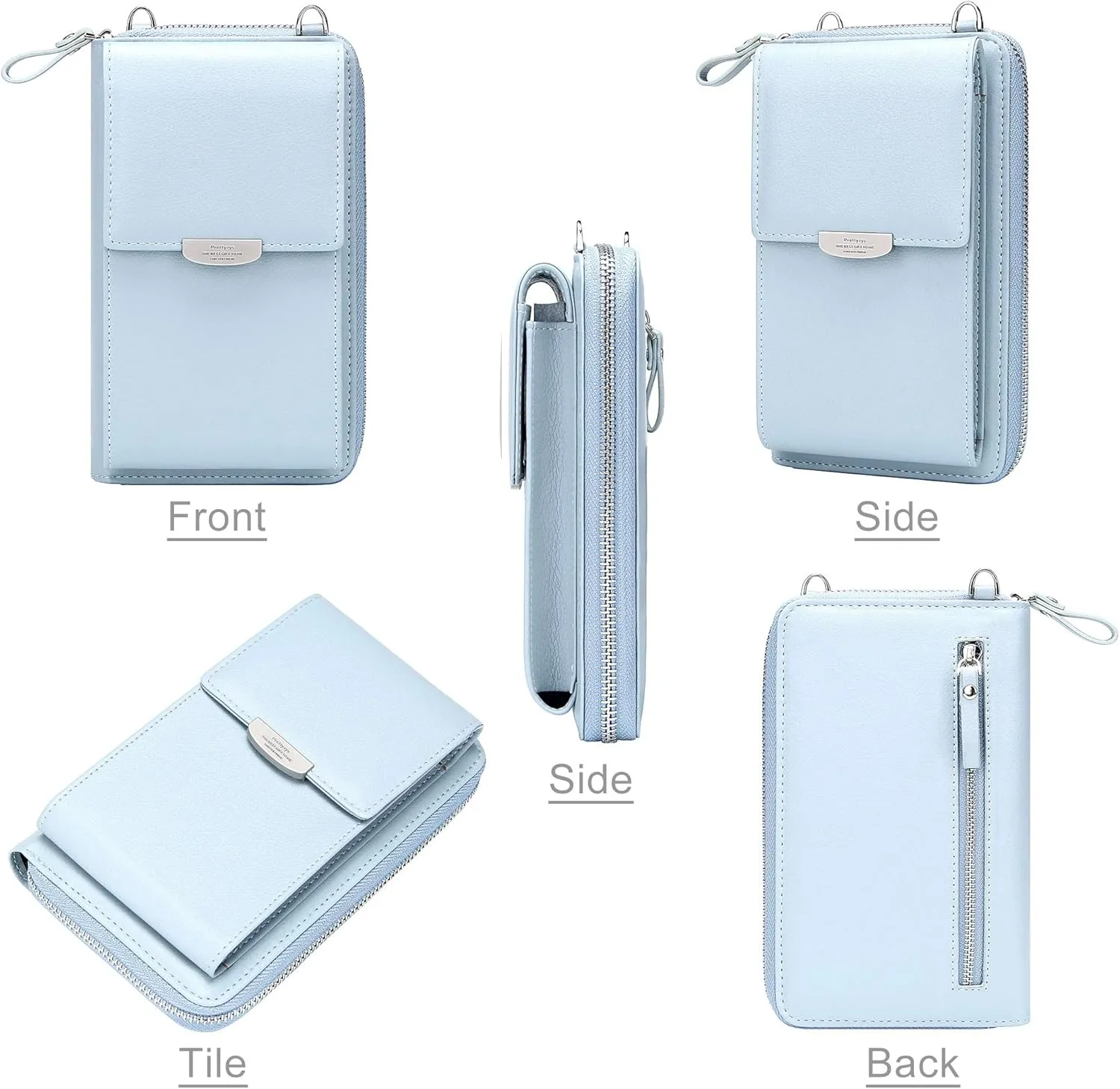 KUKOO Small Crossbody Bag Cell Phone Purse Wallet with Credit Card Slots for Women