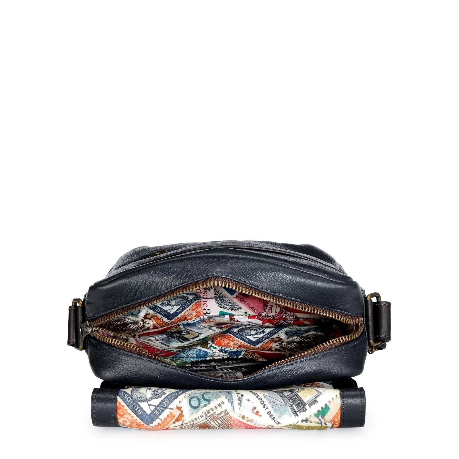 Leather Messenger Bag - PR1121