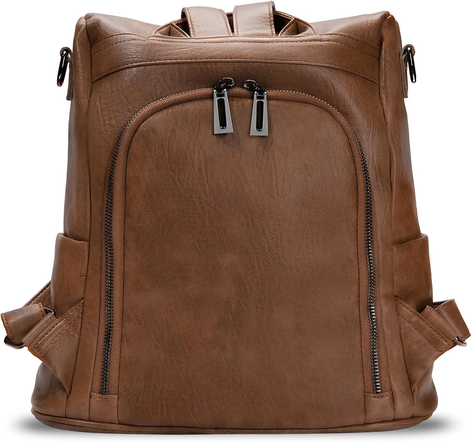 molshine Anti Theft Backpack,Fashion Casual Travel PU Leather Daypack Bag Shoulder Rucksack Handbags for Women HB041
