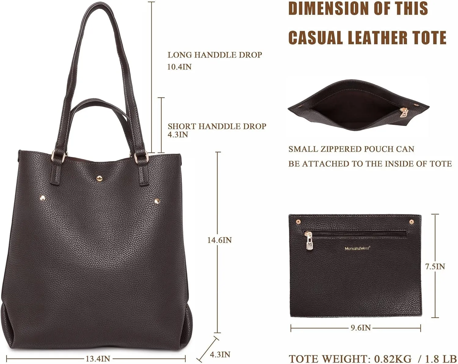 Montana West Tote Bag for Women Purses and Handbags Top Handle Satchel Bag Large Shoulder Handbag