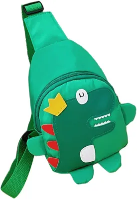 Nylon Dinosaur Chest Bag for Boys and Girls Boys and Girls Fanny Pack Storage Stylish Crossbody Bag for Children