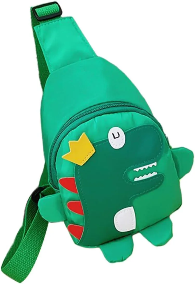 Nylon Dinosaur Chest Bag for Boys and Girls Boys and Girls Fanny Pack Storage Stylish Crossbody Bag for Children