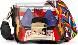 OCT17 Women Mini Transparent Plastic Crossbody Durable Summer Shoulder Bag Purse