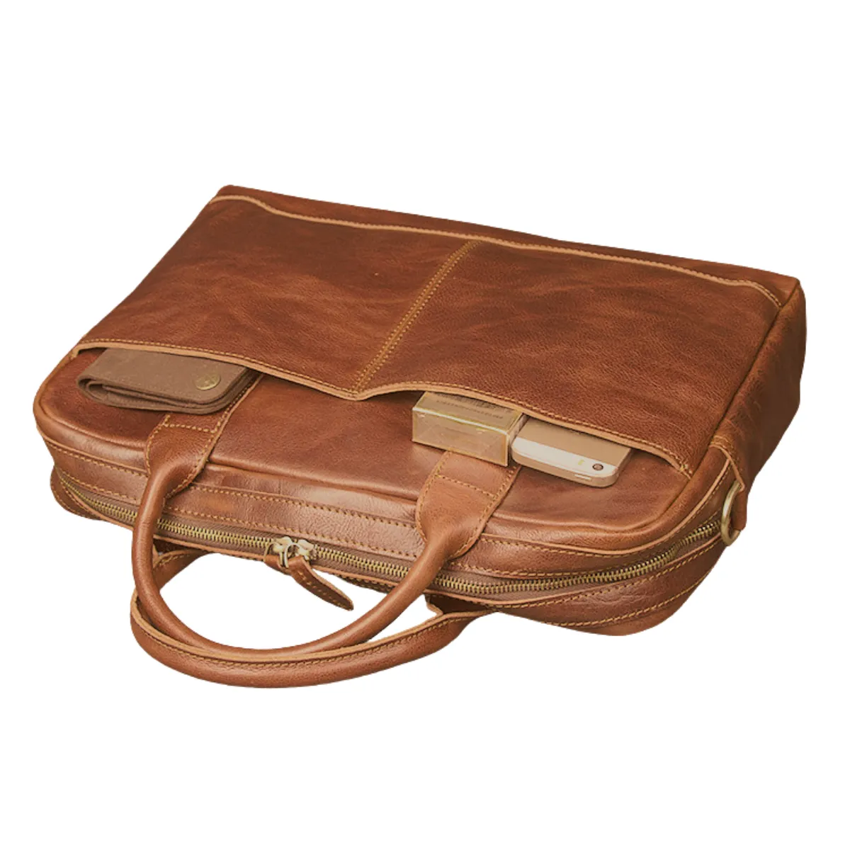 Oscar Genuine Leather Messenger Bag