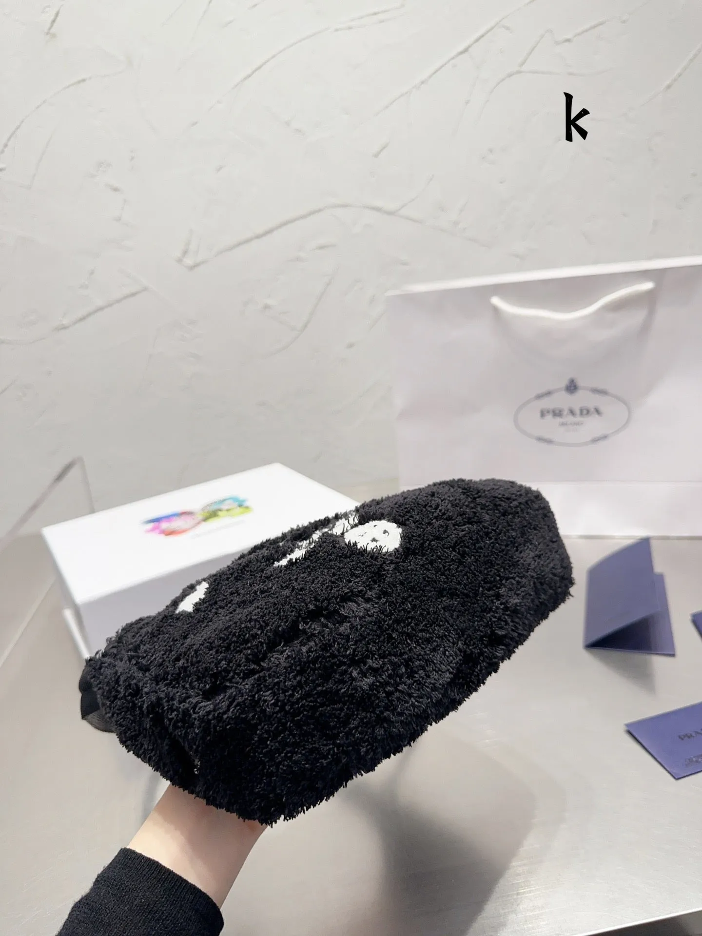 PD180 Shearling mini-bag / 9x7.1x2.4inch