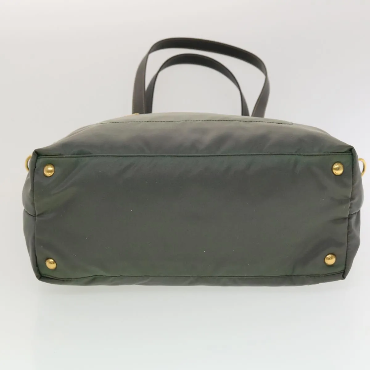 PRADA Shoulder Bag Nylon 2way Gray  45195