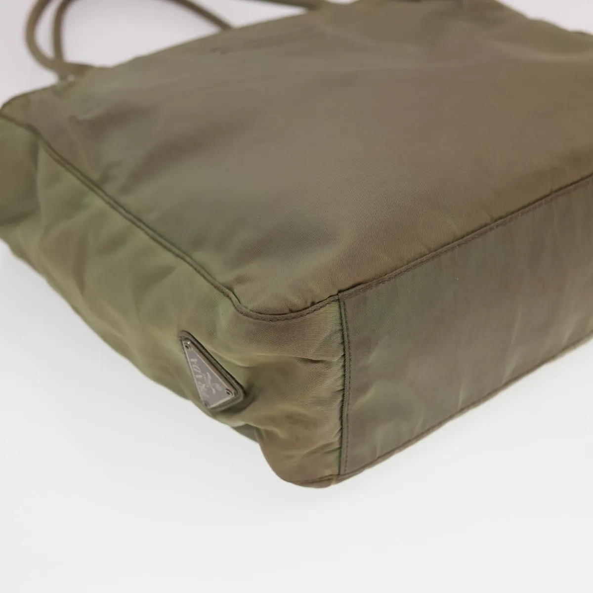 PRADA Shoulder Bag Nylon Khaki  ny224
