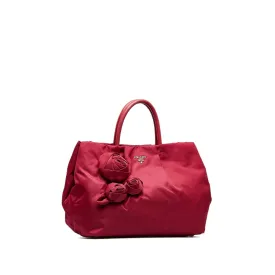 Prada Tessuto Rose Handbag (SHG-XPmiN5)
