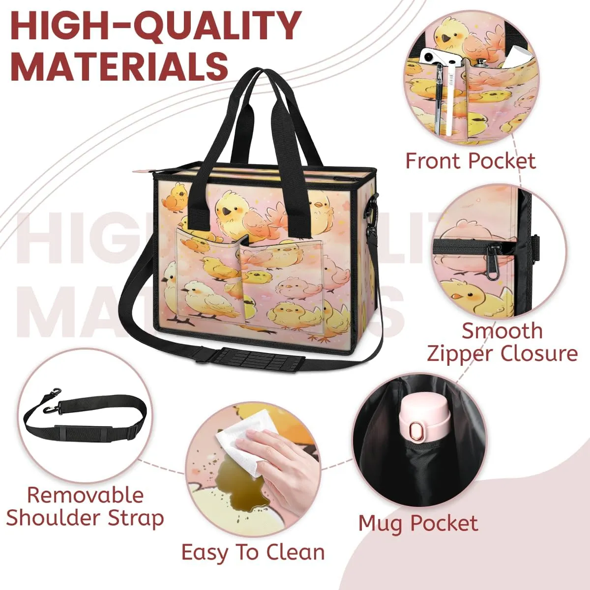 Tote Satchel Bag Set 3PCS for Women, Tote Briefcase Shoulder Handbag Purse Satchels