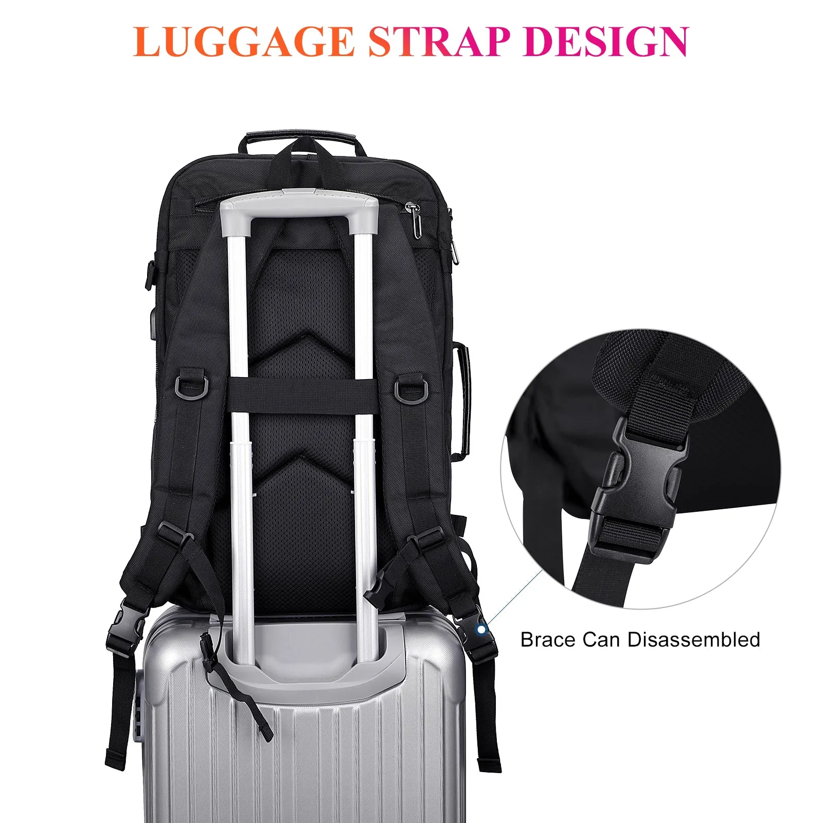 Travel Carry On Luggage Backpack