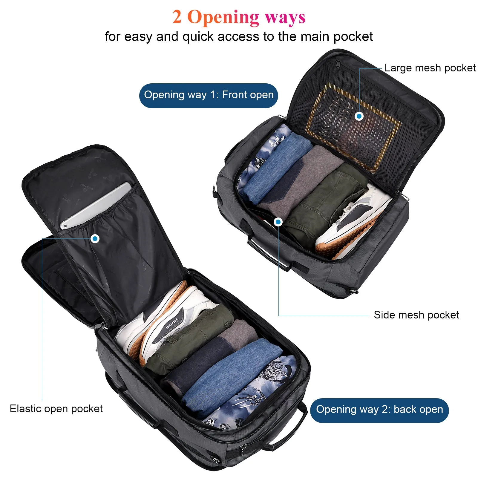 Travel Carry On Luggage Backpack