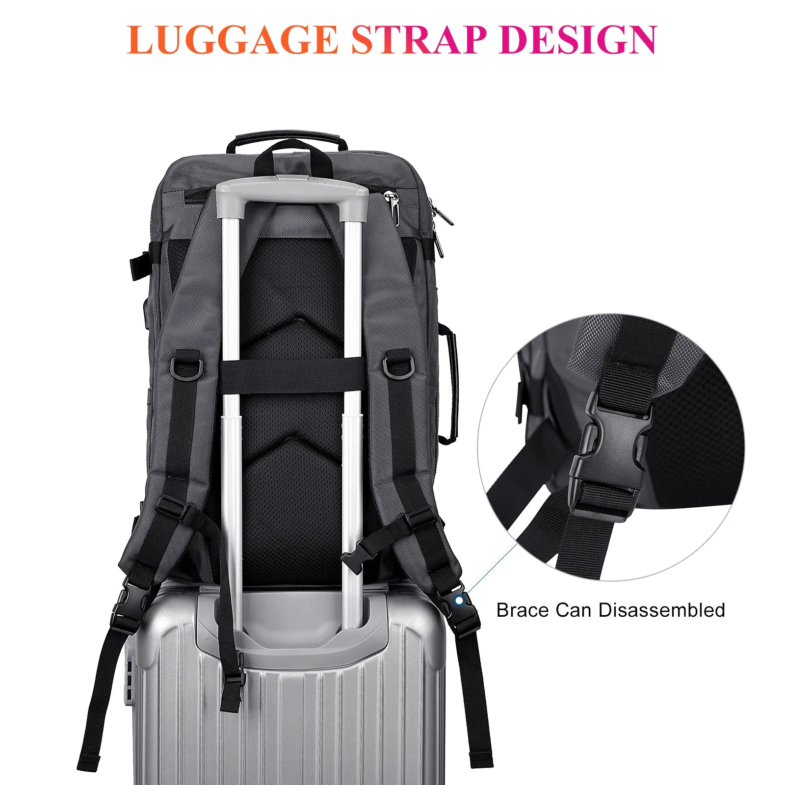 Travel Carry On Luggage Backpack
