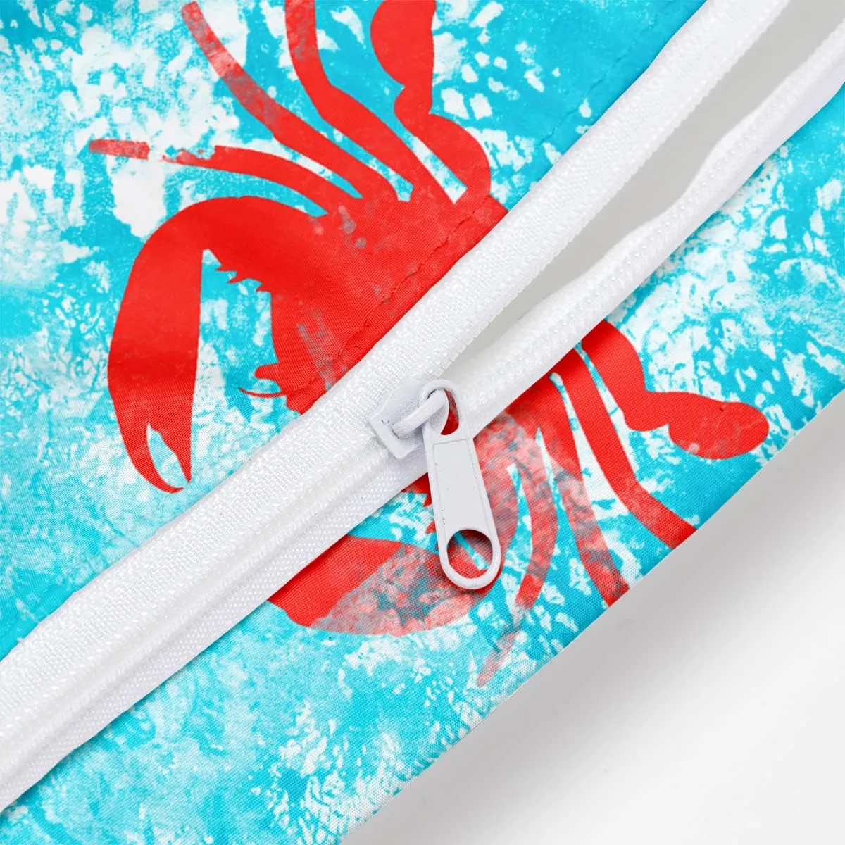 Wet Bag, Wet Dry Bag, Wet Bag for Swimsuit, Travel, Beach, Pool, Diapers, Dirty Yoga Gym Clothes, Makeup Bag, Waterproof Reusable Beach Bag Ocean Decor Starfish Sea Horse Anchor