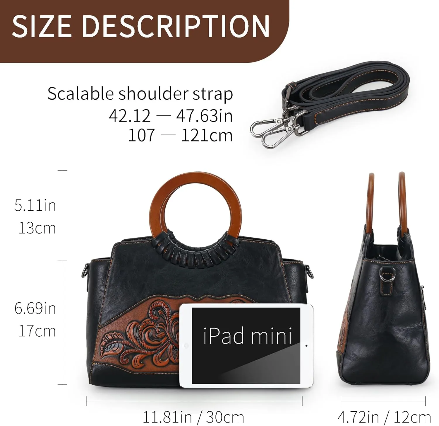 Women Satchel Handbags Crossbody Bag Top Handle Purse ans Hanbags Leather Shoulder Bag Hobo Medium Size Tote