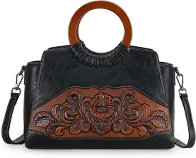 Women Satchel Handbags Crossbody Bag Top Handle Purse ans Hanbags Leather Shoulder Bag Hobo Medium Size Tote