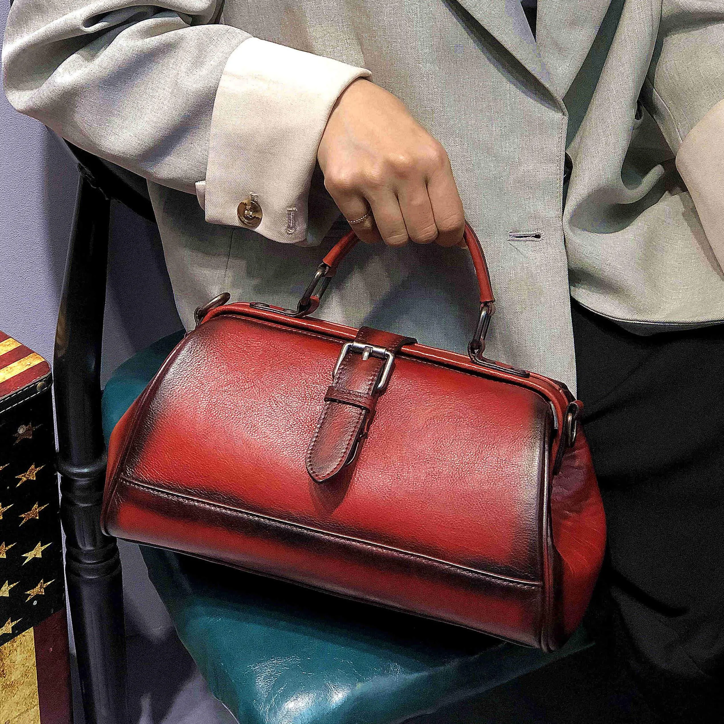 Women's Doctor Handbags Purses Doctors Bag Leather