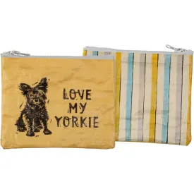 YORKIE ZIPPER WALLET